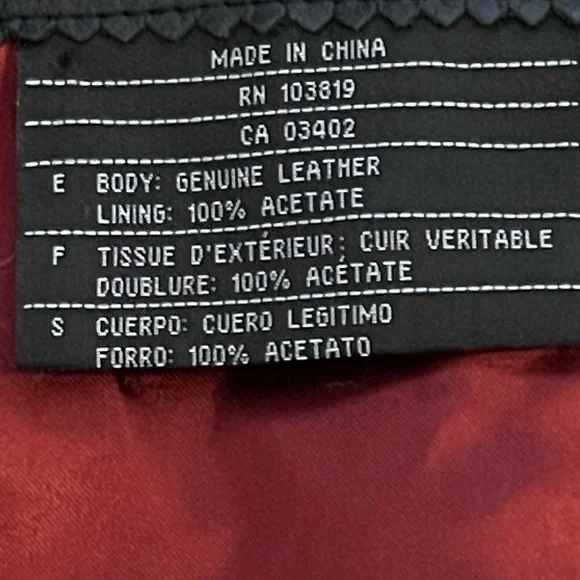 Vintage Harley-Davidson Black Leather modular dress size 12 - Picture 11 of 14